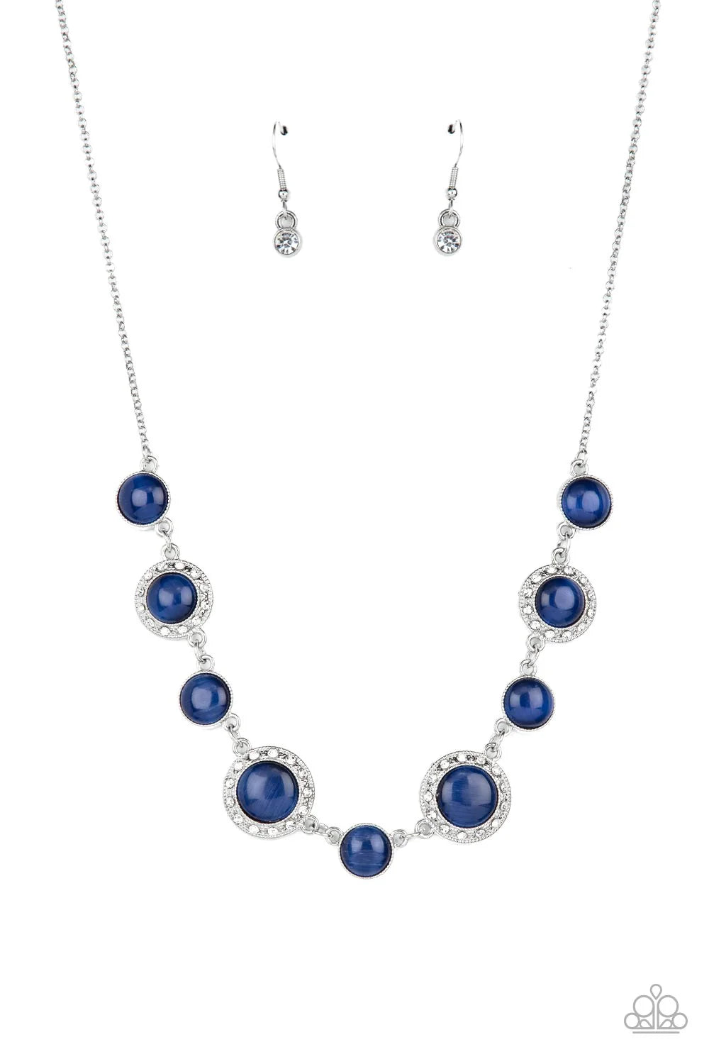 Too Good to BEAM True - Blue Necklace - Paparazzi Accessories (PZ-3469)