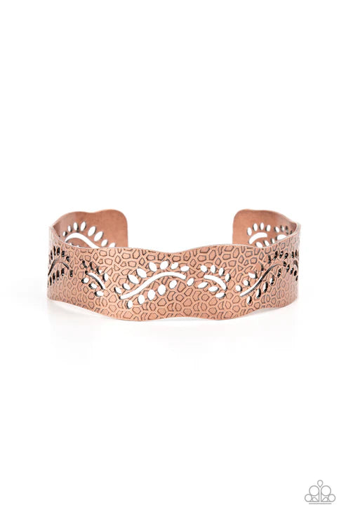 Savanna Oasis - Copper Paparazzi Bracelet (PZ-2154)