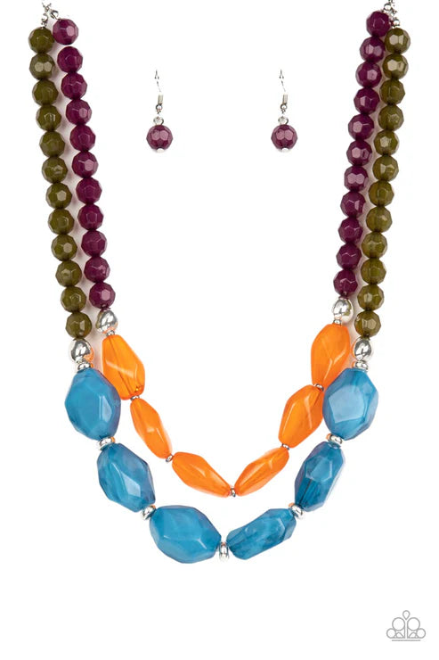 Tropical Trove 2 - Multi Paparazzi Necklace (S009)