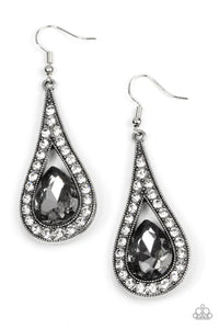 A-Lister Attitude - Silver Paparazzi Earrings (PZ-5747)