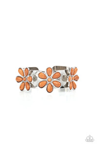 Desert Flower Patch - Brown Paparazzi Bracelet (PZ-5032)