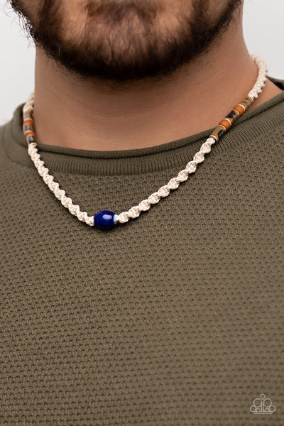 Positively Pacific - Blue Paparazzi Necklace (PZ-5203)