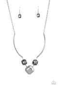 Divine IRIDESCENCE - Silver Paparazzi Necklace (PZ-5727)