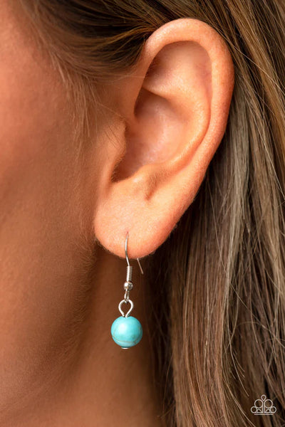 Mojave Mirage - Blue Paparazzi Necklace (PZ-5662)