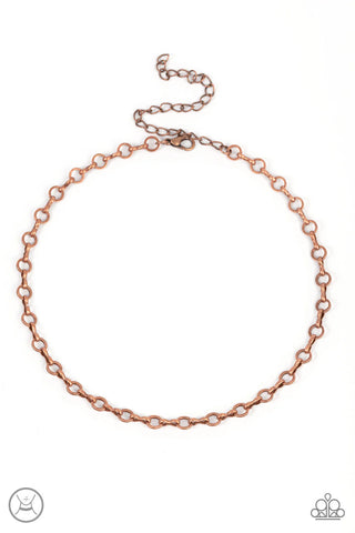 Keepin it Chic - Copper Necklace - Paparazzi Accessories (PZ-859)