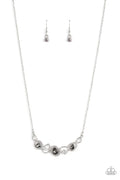 Celestial Cadence - Silver Paparazzi Necklace (PZ-5227)