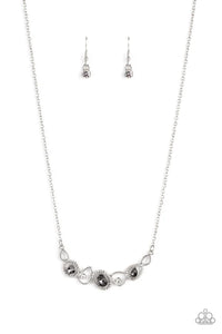 Celestial Cadence - Silver Paparazzi Necklace (PZ-5227)