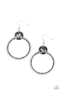 Cheers to Happily Ever After - Silver Paparazzi Earrings