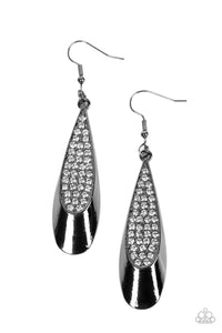 Prismatically Persuasive - Black Paparazzi Earrings