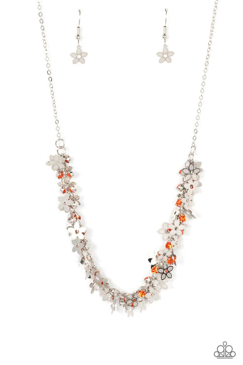 Fearlessly Floral - Orange Paparazzi (PZ-3962)