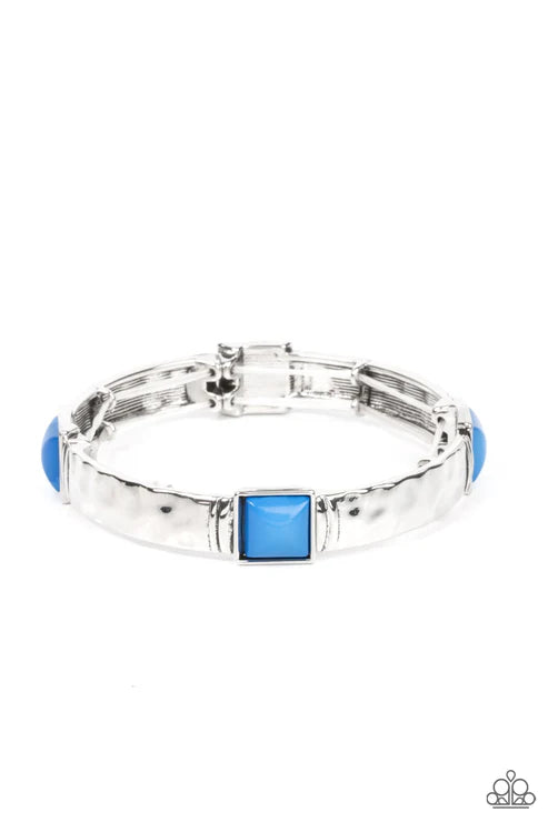 Totally Terraform - Blue Paparazzi Bracelet (PZ-4965)