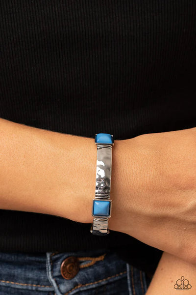 Totally Terraform - Blue Paparazzi Bracelet (PZ-4965)