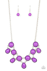 Very Valley Girl - Purple Paparazzi Necklace (PZ-3842)