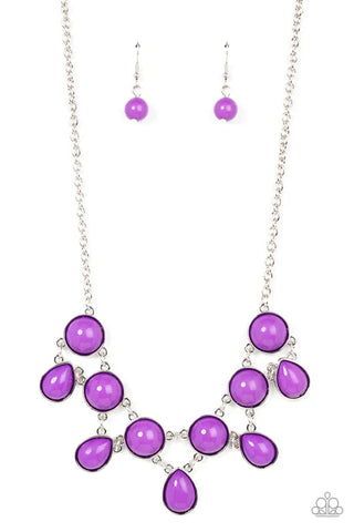 Very Valley Girl - Purple Paparazzi Necklace (PZ-3842)