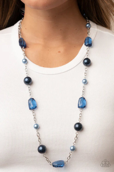 A-List Appeal - Blue Paparazzi Necklace (PZ-4545)