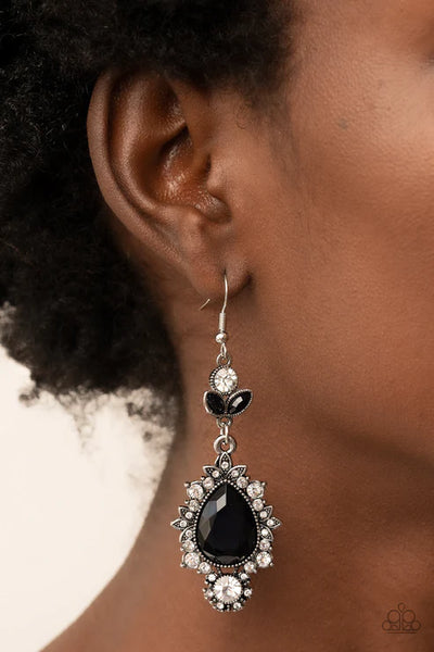 SELFIE-Esteem - Black Paparazzi Earrings