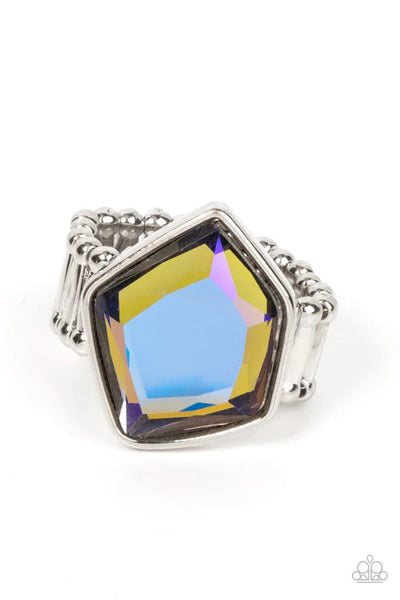 Abstract Escapade - Multi Paparazzi Ring (T116)
