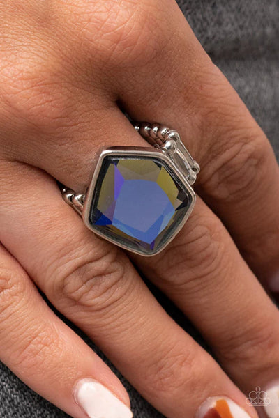 Abstract Escapade - Multi Paparazzi Ring (T116)
