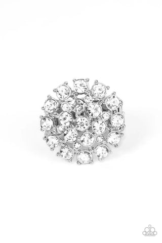SELFIE-Confidence - White Paparazzi Ring (T11)
