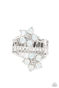 Precious Petals - White Paparazzi Ring (T109)