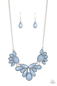 A Passing FAN-cy - Blue Paparazzi Necklace (PZ-3724)