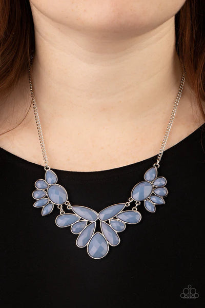 A Passing FAN-cy - Blue Paparazzi Necklace (PZ-3724)