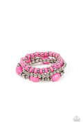 Take by SANDSTORM - Pink Paparazzi Bracelet (PZ-55490)