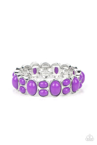 Tic Tac Dance - Purple Bracelet - Paparazzi Accessories (PZ-1600)