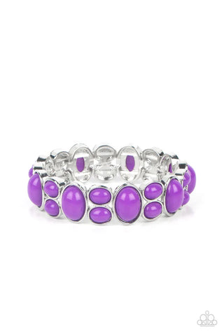 Tic Tac Dance - Purple Bracelet - Paparazzi Accessories (PZ-1600)