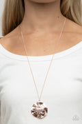 Boom and COMBUST - Rose Gold  Paparazzi Necklace (PZ-5220)