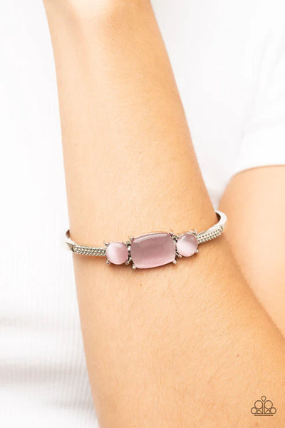 Tranquil Treasure - Pink Paparazzi Bracelet (PZ-3742)