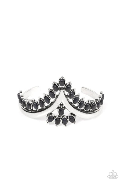 Teton Tiara - Black Paparazzi Bracelet (PZ-5622)