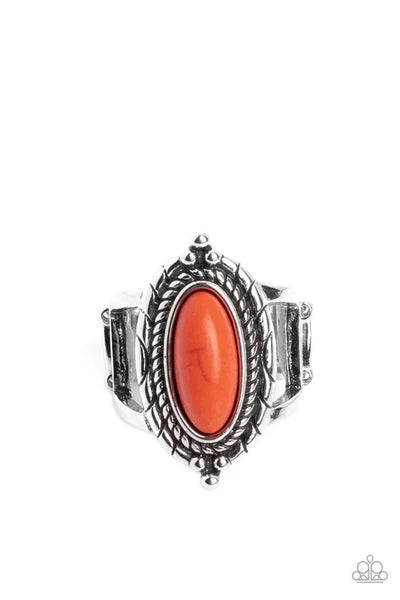 Mojave Metro - Orange Paparazzi Ring (T64)