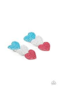 Love at First SPARKLE - Multi Hair Clip - Paparazzi Accessories (PZ-626)