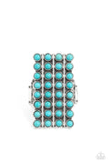 Pack Your SADDLEBAGS - Blue Ring - Paparazzi Accessories (T52)