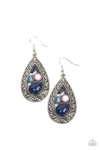 Nautical Daydream - Multi Paparazzi Earrings (PZ-1743)
