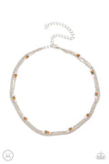 Bountifully Beaded - Multi Paparazzi Necklace (PZ-3907)