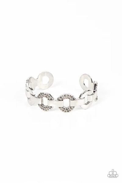 Revolutionary Romantic - Silver Paparazzi Bracelet (PZ-3690)