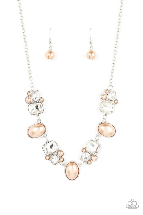 Sensational Showstopper - Brown Paparazzi Necklace (PZ-3371)