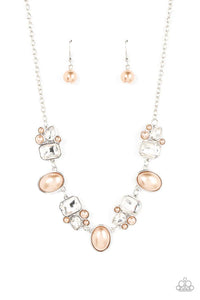 Sensational Showstopper - Brown Paparazzi Necklace (PZ-3371)