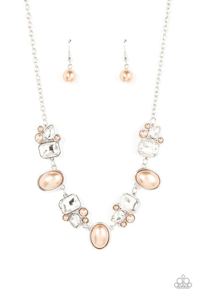 Sensational Showstopper - Brown Paparazzi Necklace (PZ-3371)