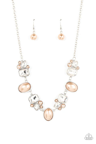 Sensational Showstopper - Brown Paparazzi Necklace (PZ-3371)