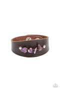 Colorful Canyoneer - Purple Paparazzi Bracelet (W195)