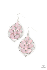 Glacial Glades - Pink Earrings - Paparazzi Accessories (PZ-2037)