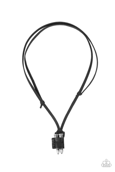 On the Lookout - Black Paparazzi Necklace (PZ-3994)