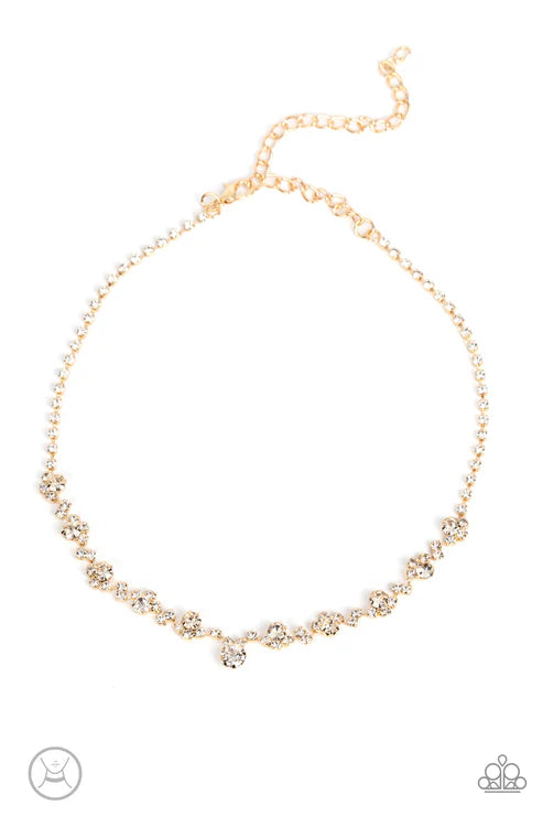 Regal Rebel - Gold Paparazzi Necklace (PZ-5041)