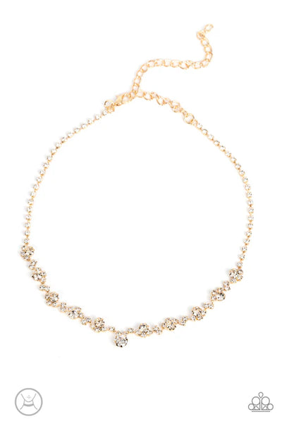 Regal Rebel - Gold Paparazzi Necklace (PZ-5041)
