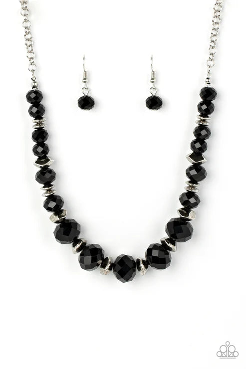 Cosmic Cadence - Black Paparazzi Necklace