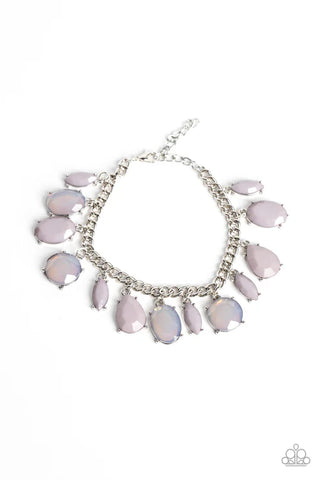 Serendipitous Shimmer - Silver Paparazzi Bracelet (PZ-1312)