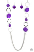 Beach Hub - Purple Paparazzi Necklace